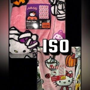 ISO Hello kitty blanket read desc ISO